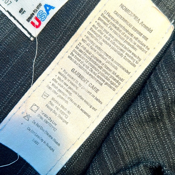 WORKRITE UNIFORM CO. NOMEX FLAME RETARDANT Navy Blue PANTS Size 40 X 34 - Picture 7 of 11